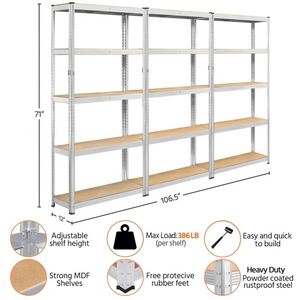 Gia cố trung bình Rack thép lưu trữ giá kho kệ cho đa kịch bản sử dụng hiệu quả - Product Image 3