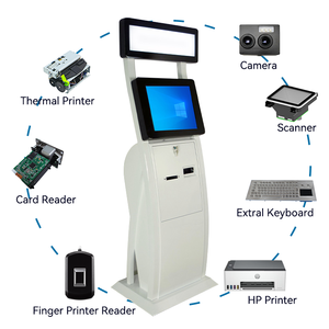 Terminal d'enregistrement intelligent en libre service Distributeur de cartes Kiosque de <span class=keywords><strong>paiement</strong></span> pour hôtel avec écran tactile - Product Image 5