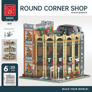 MOC Serie Street View, Maqueta de Cafetería Urbana, Rompecabezas de Construcción, Bloques de Construcción de Partículas Pequeñas, Juguete de Ensamblaje - Product Image 4