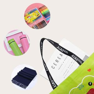 Sacs fourre-tout promotionnels classiques réutilisables écologiques imperméables en PP tissé - Impression par transfert thermique de motifs personnalisables - Product Image 4