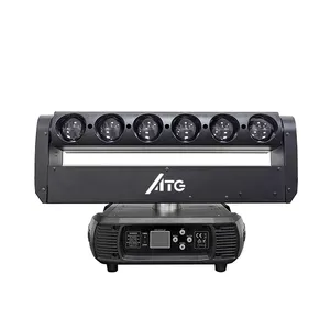 ATG ייחודי אפקט 6x40W קרן אפקט אור XY ציר חד צדדי 4in1 led הלילה בר ktv dj קרן תאורת מנורת אפקט ציוד