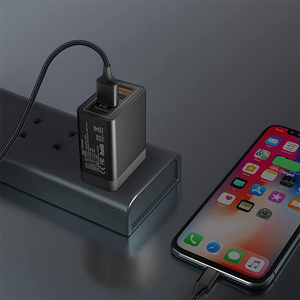 Amzons <span class=keywords><strong>Chargeur</strong></span> mural USB 40W <span class=keywords><strong>Bloc</strong></span> 4 ports <span class=keywords><strong>Chargeur</strong></span> <span class=keywords><strong>rapide</strong></span> QC 3.0 US Plug pour <span class=keywords><strong>chargeur</strong></span> <span class=keywords><strong>iPhone</strong></span> 14 Chargeurs de téléphone Android Cargadores - Product Image 6