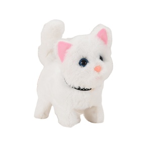 Questo è un cane giocattolo di peluche elettrico di simulazione che può abbaiare, camminare, scodinzolare <span class=keywords><strong>e</strong></span> annuire la testa. È un simpatico giocattolo elettronico per animali domestici - Product Image 5