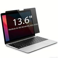 Filtre d'écran magnétique anti-espion haut de gamme personnalisé pour MacBook Air 13 15 2026, amovible, anti-lumière bleue pour ordinateur portable