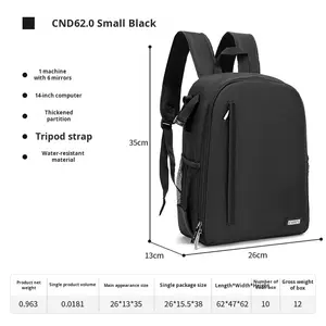 Waterproof Dual-Shoulder DSLR Rain <b>Cover</b> Camera Bag Outdoor Nylon Photography Tripod Holder Camera Backpack - Product Image 5