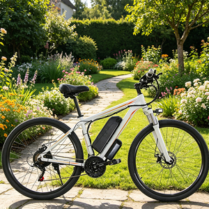 Bicicletta Elettrica da Montagna <span class=keywords><strong>E</strong></span>-MTB 21 Velocità Telaio in Lega di Alluminio Batteria 36V Velocità Massima 30-50Km/h Bici Elettrica Fuoristrada - Product Image 1
