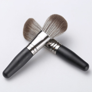 5 Piece <b>Mini</b> Face Makeup Brush Set Synthetic Hair Wood Handle Aluminum Ferrule Custom Logo Packaging Travel Cosmetic Brushes - Product Image 2