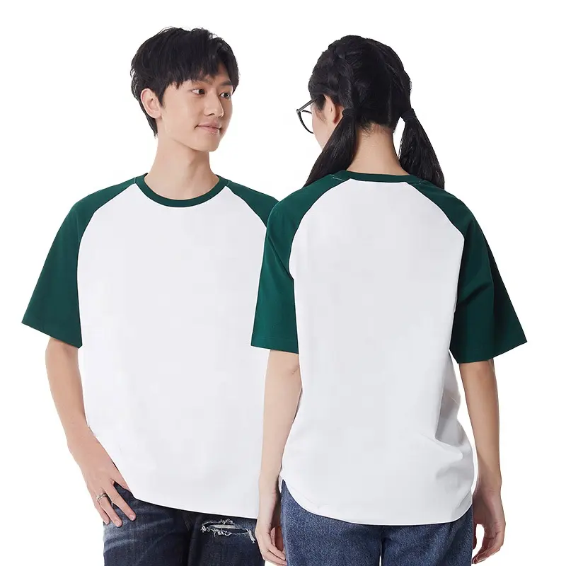 남성을위한 새로운 패션 반팔 T 셔츠 맞춤형 그룹웨어 컬러 매칭 티셔츠