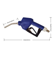 AUS32 DEF Zhuofeng ZFQ1B-20/60 Benzinli Servis Ekipmanı Otomatik Plastik Üre Tabancası 15mm/19mm Nozullar 20-60L/dk Akış Hızı