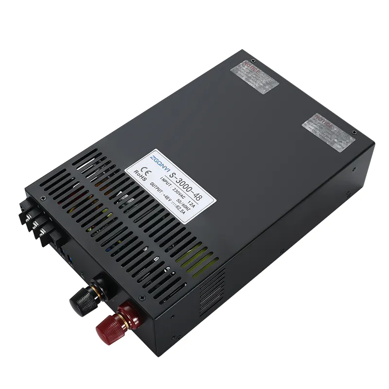 Alimentation 3000w S-3000W-48V alimentation à découpage haute puissance pour équipement électromécanique