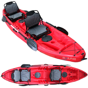 12ft Sit On Top Kayak <span class=keywords><strong>de</strong></span> pesca <span class=keywords><strong>mar</strong></span> Profesional con doble asiento <span class=keywords><strong>de</strong></span> alumbre Barco <span class=keywords><strong>de</strong></span> plástico Canoa <span class=keywords><strong>de</strong></span> pesca para la venta - Product Image 2