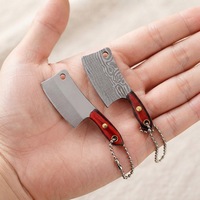 Couteau de poche en acier inoxydable, mini-couteau de chef, ensemble de camping, porte-clés, manche en bois personnalisable, OEM pris en charge
