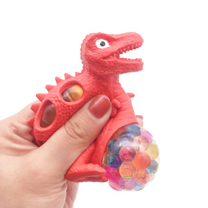 2025 Balle sensorielle anti-stress en caoutchouc à mailles, forme amusante dinosaure, raisin, animal, à presser - Product Image 2