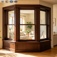 Ventanas de Aluminio Negras Personalizadas con Aislamiento Térmico, Triple Acristalamiento y Rejilla