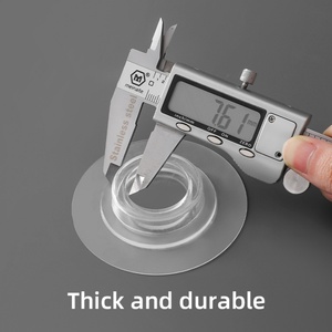 Transparent Telescopic <b>Wardrobe</b> Clothes <b>Hanging</b> Rail Holder No Punching Necessary Supports <b>Hanging</b> Rails for Organizing Closets - Product Image 4