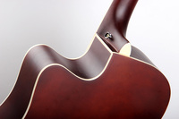 Guangzhou Supply Ready Stock Good Quality Musical Instrument Cheap 41 Inch Sapele Basswood Beginner Electric Acoustic Guitar Kit