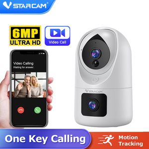 CB91DR 6MP ดูสำหรับเด็กทารกกล้องรักษาความปลอดภัยแบบ Dual Band WIFI แบตเตอรี่5200mAh หนึ่งสายโทรได้สองทางเสียงกลางคืนวิสัยทัศน์เมฆเก็บ - Product Image 1