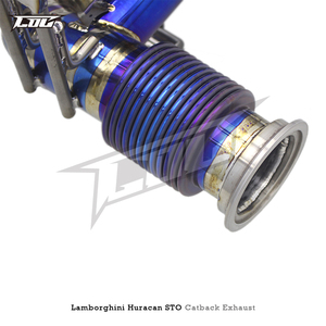 Tự động valved trục trở lại cho Lamborghini Huracan EVO Spyder 5.2L 2019 2024 Titan ống <span class=keywords><strong>x</strong></span>ả hoạt động <span class=keywords><strong>x</strong></span> Ống âm thanh phía sau <span class=keywords><strong>muffler</strong></span> - Product Image 2