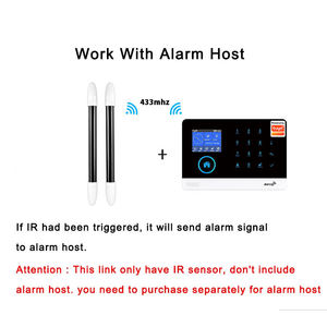 Sensor de Barrera Infrarroja Inalámbrico de 433MHz, Anti-lluvia, 2/4 Haces, Alarma con Sensor, Alimentado por Batería, Distancia de Detección de 10m, Compatible con Alarmas - Product Image 5