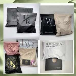 Prix d'usine, conception personnalisée, enveloppe postale en poly recyclé, sac en poly plastique imperméable pour l'expédition de vêtements - Product Image 2