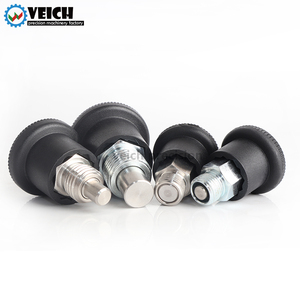 M8 M10 M12 M16 thép không gỉ khóa mùa xuân nạp vít có thể thu vào chỉ mục nhỏ pit tông với khóa - Product Image 1