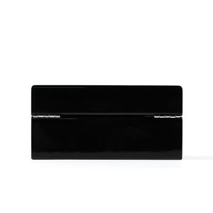 OEM ODM High Quality Wooden <b>Watch</b> <b>Box</b> Black Piano Lacquer Lock Flip Cover for <b>Watch</b> Storage - Product Image 5