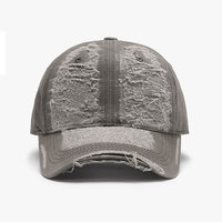 Gorra Deportiva con Logotipo Bordado Personalizado, Gorras de Béisbol Desestructuradas de Moda, Gorras de Béisbol de Mezclilla Lavada