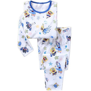 Wholesale New Item 100% Cotton Children Clothing China Fashion Cartoon <b>Kids</b> <b>Pjs</b> Sets Unisex Children Printed Pyjamas - Product Image 1