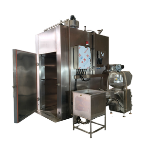 Four <span class=keywords><strong>de</strong></span> fumage automatique pour usine alimentaire, chambre <span class=keywords><strong>de</strong></span> cuisson à fumage à chaud et à froid pour volailles, poisson, viande, saucisses, <span class=keywords><strong>jambon</strong></span>, <span class=keywords><strong>dinde</strong></span>, canard - Product Image 3