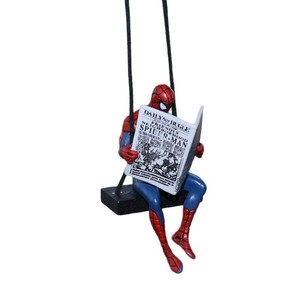 Columpio <span class=keywords><strong>pato</strong></span> serie <span class=keywords><strong>Marvel</strong></span> Hero Deadpool estatuilla Spider-Man coche espejo retrovisor colgante decoración Interior accesorio - Product Image 5