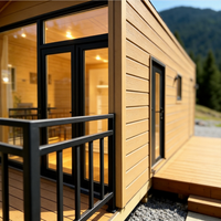 Maison préfabriquée triangulaire Boxspace, maison en bois triangulaire, maisons en forme de triangle, hôtel capsule préfabriqué en conteneur à vendre