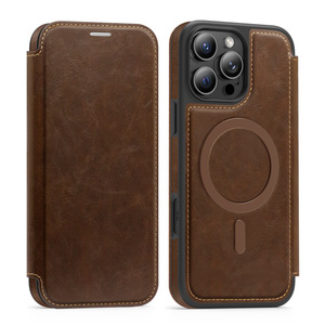 Funda Magnética de Cuero con Diseño de Animales para iPhone 16E, para 17 <span class=keywords><strong>Pro</strong></span> <span class=keywords><strong>Max</strong></span>, con Ranura para Tarjetas, Funda Protectora para 14/13 - Product Image 2