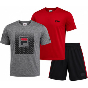 Set Casual da 3 Pezzi Fila per Ragazzi con Magliette Grafiche, per Età 9 Anni - Product Image 5