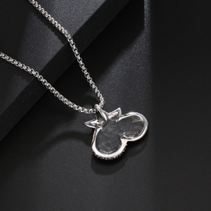 <b>Titanium</b> Steel Starfish Pendant Necklace With Seashell Charm For Men And Women SP961 - Product Image 4