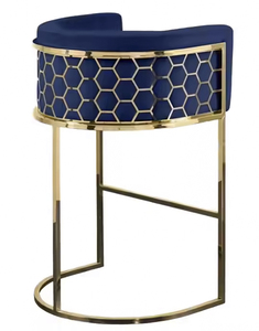 <span class=keywords><strong>Chaise</strong></span> <span class=keywords><strong>de</strong></span> <span class=keywords><strong>bar</strong></span> moderne à dossier en nid d'abeille, tabouret haut en acier inoxydable, <span class=keywords><strong>chaise</strong></span> <span class=keywords><strong>de</strong></span> comptoir pour hôtel, café, maison, chaises <span class=keywords><strong>de</strong></span> <span class=keywords><strong>bar</strong></span> noires - Product Image 2