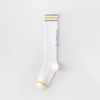 Chaussettes hautes unisexes de conception libre Chaussettes hautes de luxe longues chaussettes hautes de compression élastiques de voyage