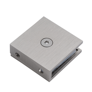 Decormate Heavy Duty Montaje en pared Baño Pantalla de <span class=keywords><strong>ducha</strong></span> Hardware Clip de esquina cuadrada Abrazadera de vidrio de <span class=keywords><strong>Ducha</strong></span> - Product Image 2