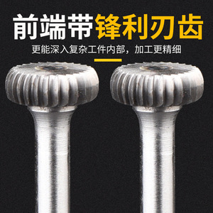 Baolian Carbide Tipped Router Bit Straight Shank Bright Finish Metalworking CNC Cutting <b>Tool</b> - Product Image 5