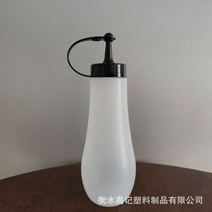 New O-type <b>squeeze</b> <b>bottle</b> with PE nozzle for ketchup, honey, cream, salad dressing, and oyster sauce. - Product Image 4