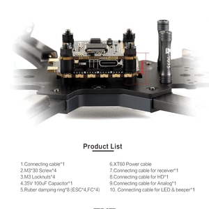 Controlador de Vuelo F405 de Alta Calidad 60A ESC 4-6S para Drones, Juguete Unisex - Product Image 6