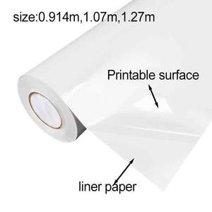 Pellicola Adesiva in <span class=keywords><strong>PVC</strong></span> Trasparente FEIXUN UDR85 1,07m, Stampata UV/Digitalmente, Impermeabile, Autoadesiva, Vendita all'Ingrosso - Product Image 5