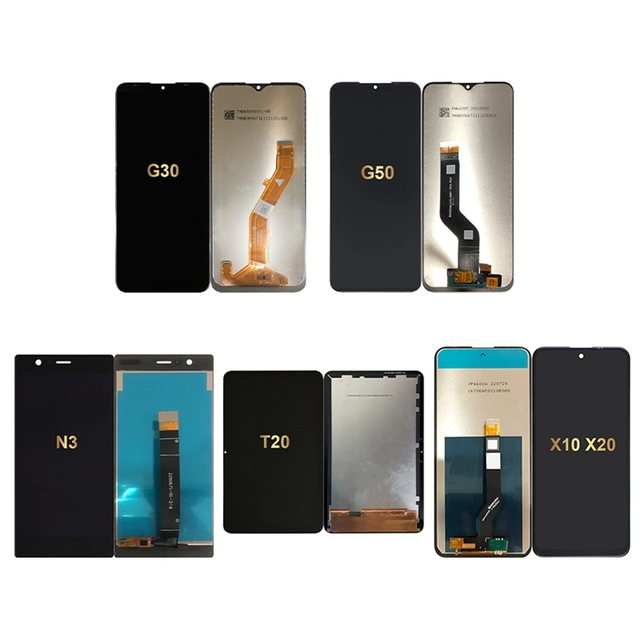 Good Quality Cheap LCD for Nokia T20 T21 C300 X10 X20 X30 2660 Flip Mobile Phone Accessories Screen Replacement Display