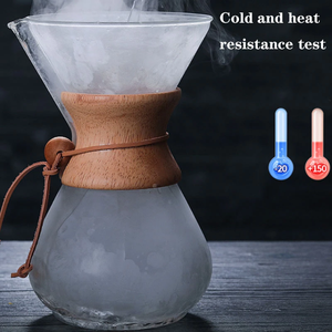 Carafe à café en Borosilicate transparent, Carafe de classe en verre, 400ml, 600ml, 800ml - Product Image 2