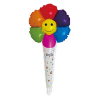 Ballon en aluminium élégant en forme de cœur marguerite pour anniversaire, vente de rue, stand de marché, petit cadeau