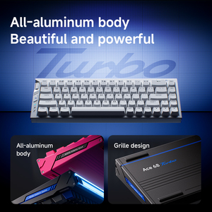 Mchose ACE 68 Turbo tất cả-Nhôm chuyển đổi từ bàn phím RT chơi game 68 phím 16k tỷ lệ phản ứng tùy chỉnh có dây hot-swappable - Product Image 5