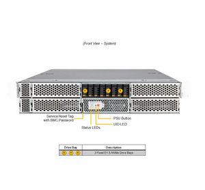 Nuevo Servidor ARS-221GL-NHIR con 2x Superchips GH200, CPU ARM de 72 Núcleos, GPU H100 Integrada para HPC y <span class=keywords><strong>GenAI</strong></span> - Product Image 4