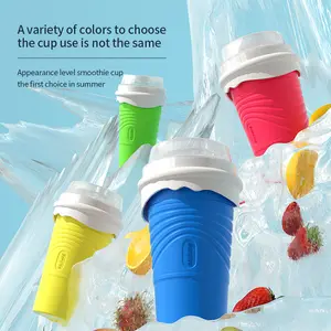 Niseven Hot Bán ma thuật slushy Maker nhanh chóng đông lạnh bóp cup slushie Maker DIY Tự chế bóp cốc băng giá cho trẻ em