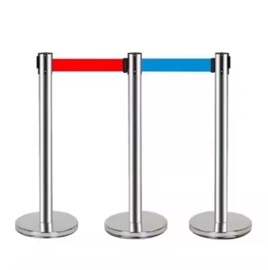 תור חגורה נשלפת נייד diver גדר זמנית פוסט פוסט מחסום בקרת קהל - Product Image 3