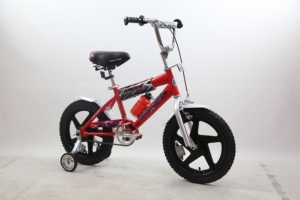 Vélo <span class=keywords><strong>BMX</strong></span> populaire et économique de 16 pouces pour enfants, vélo de route avec pneus pneumatiques, fourche en acier, jantes en plastique et roues d'apprentissage pour les 5-8 ans - Product Image 2