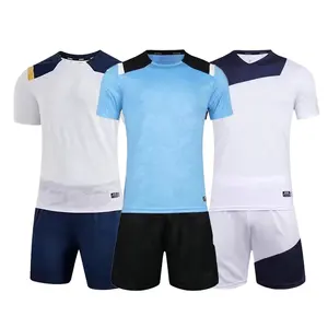 Kaus Jersey sepak bola ukuran besar, pakaian latihan sepak bola Inggris untuk pria
